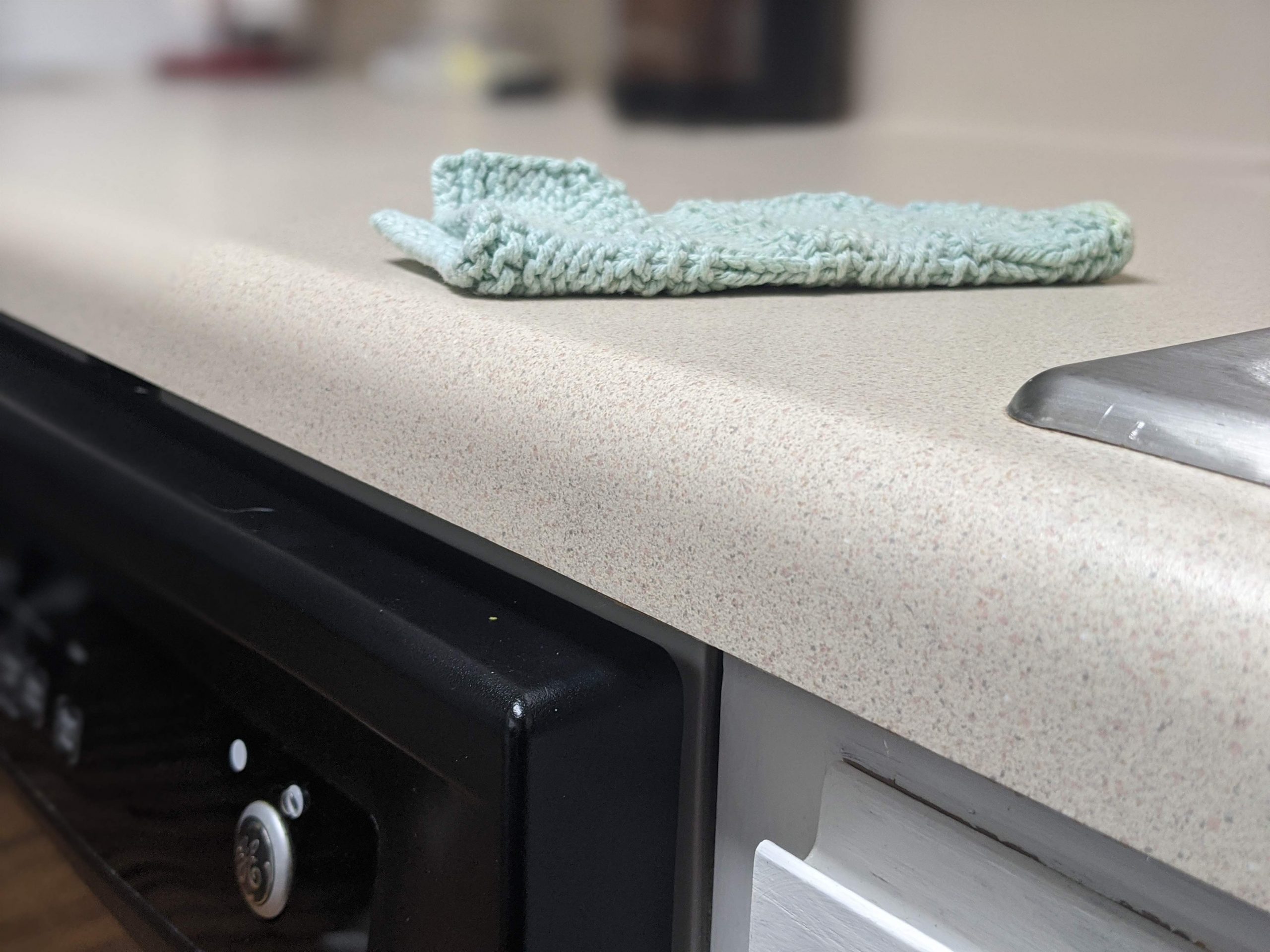 Caring for Laminate Countertops - Paint Covered Overalls