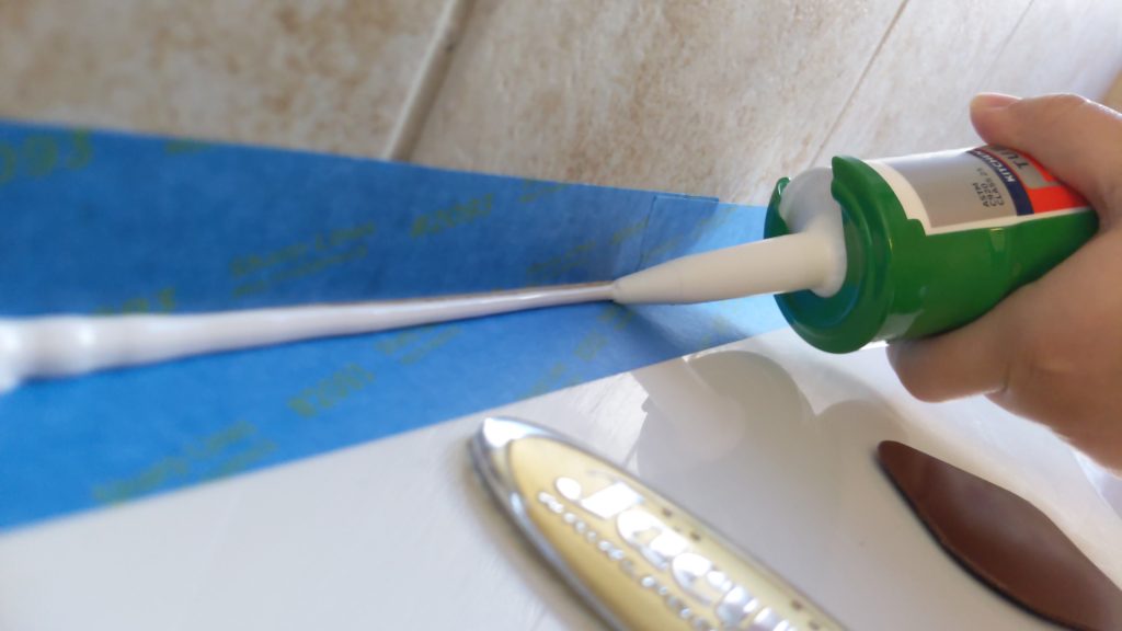 How To Caulk Your Sink or Shower - Shefter, Stuart - Paint Covered Overalls - Durham North Carolina