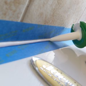 How To Caulk Your Sink or Shower - Shefter, Stuart - Paint Covered Overalls - Durham North Carolina