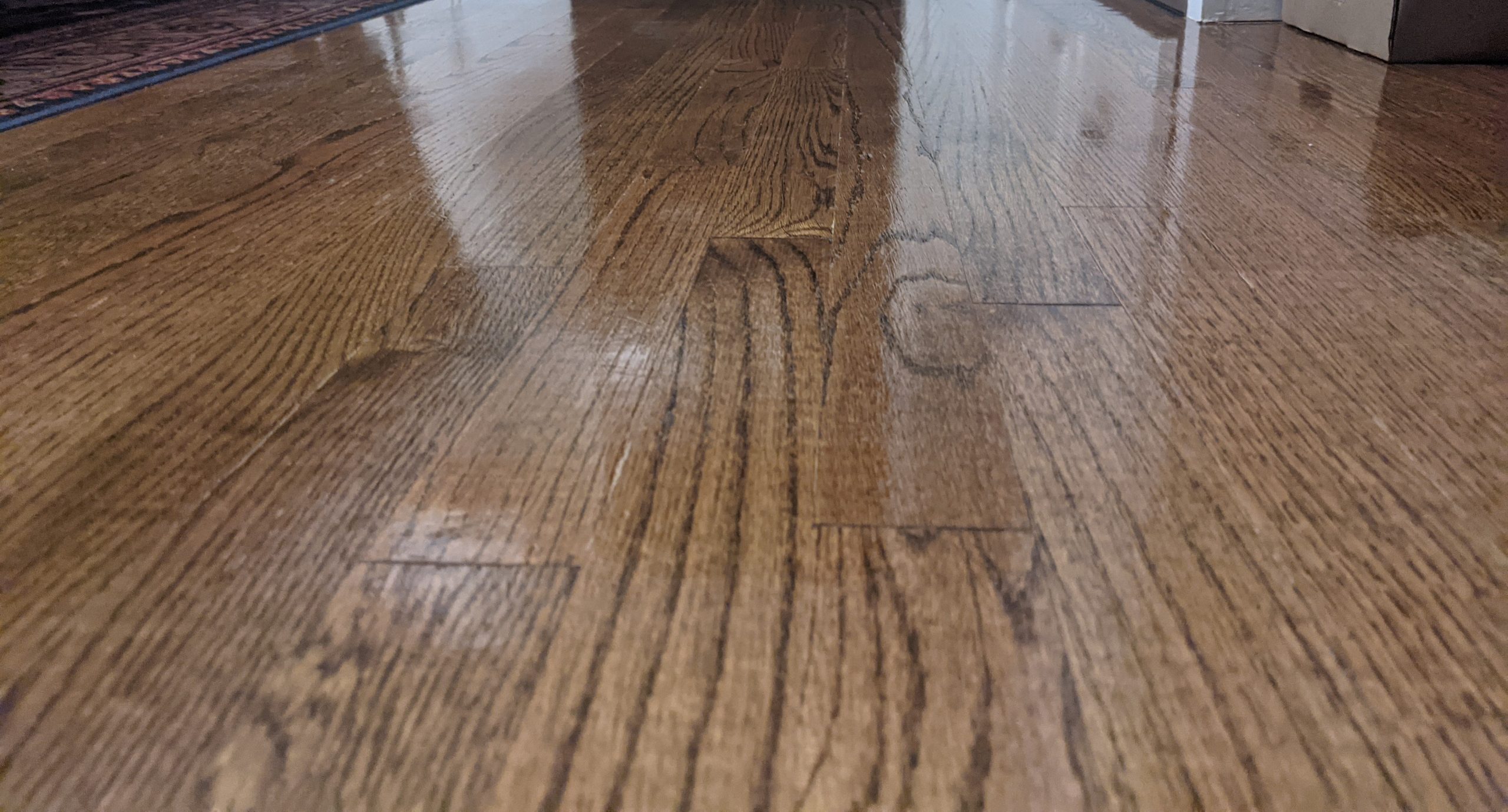 Hardwood Flooring - Paint Covered Overalls - Durham North Carolina