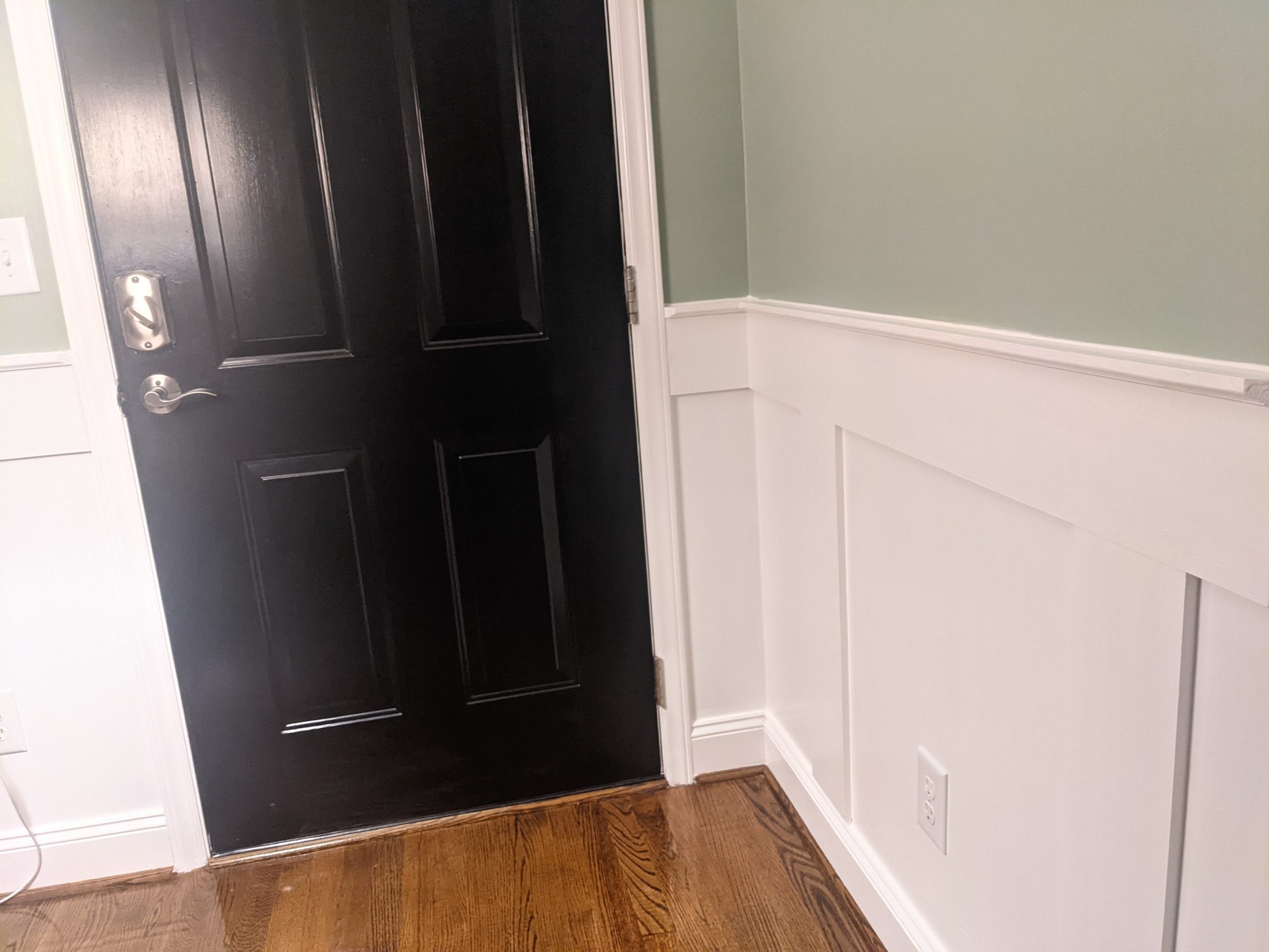 What is a Chair Rail - Paint Covered Overalls - Durham North Carolina